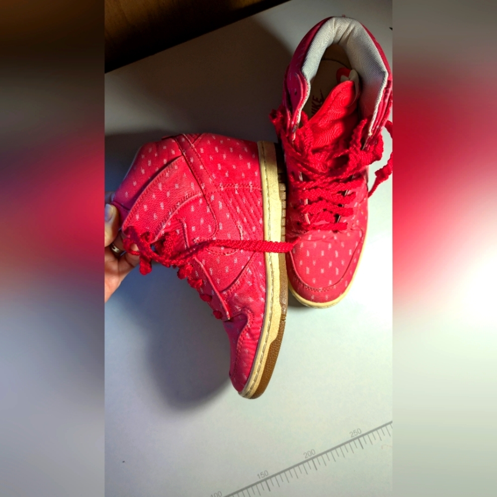 Stylish Pink High-Top Sneakers